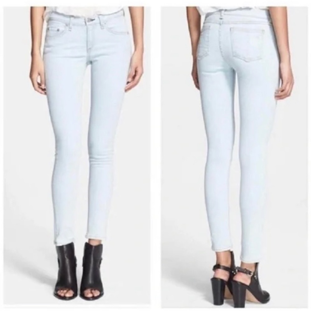 NWOT rag & bone  skinny bleach out jeans
